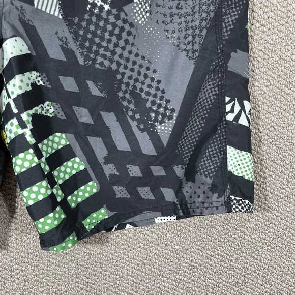 Kanu Board Shorts Mens Size 34 Black Geometric Print Hybrid Shorts Casual‎ Beach - Picture 3 of 9